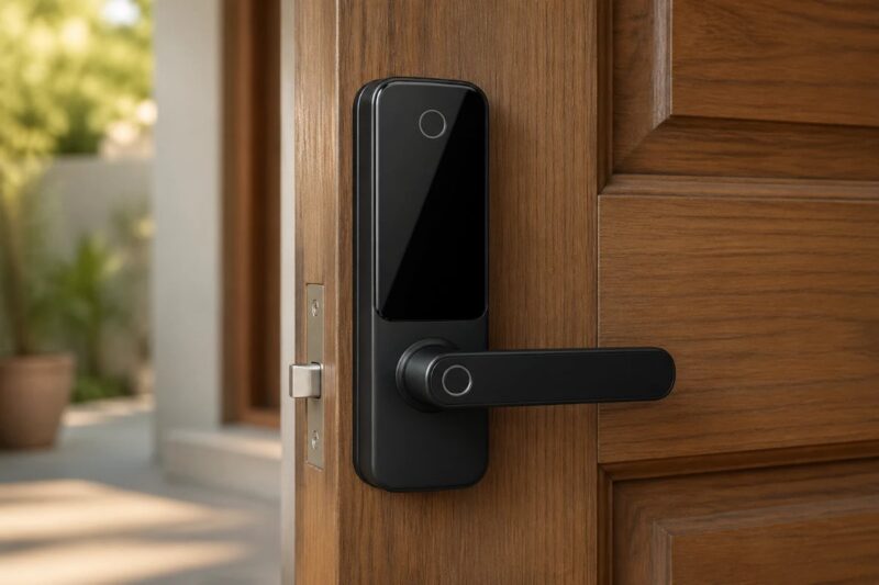 نصب قفل هوشمند روی درب معمولی